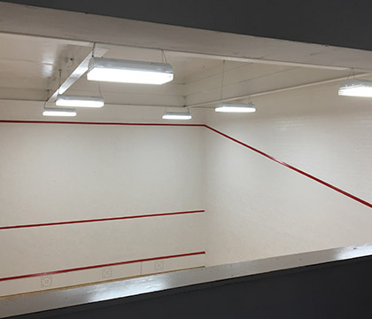 Bradfield College Squash Courts LED Upgrade