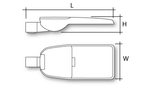 PROLED100 CTY Dimensions