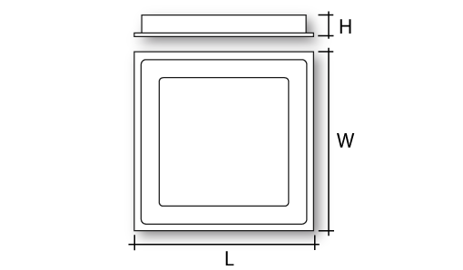 PROLED100 OCQ Dimensions