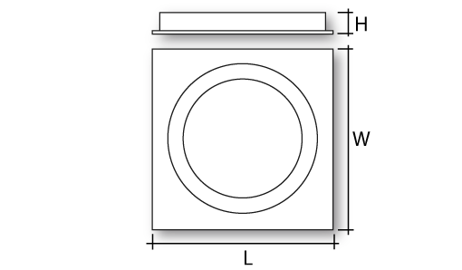 PROLED100 OCR Dimensions