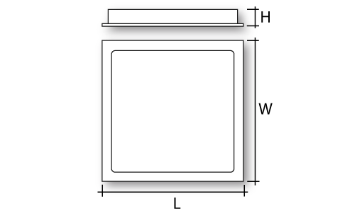 PROLED100 OCS Dimensions