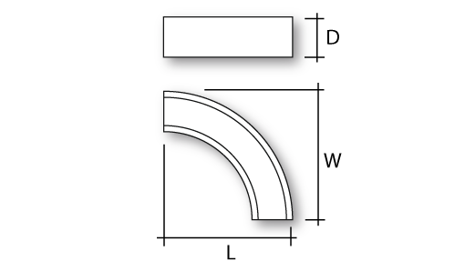 PROLED100 RLS UGR Dimensions