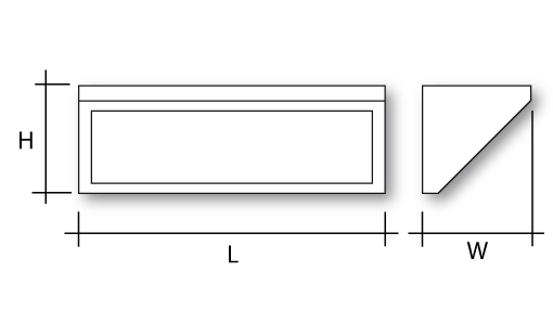 PROLED100 TRA Dimensions