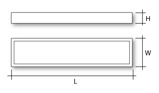 PROLED100 TRL Dimensions