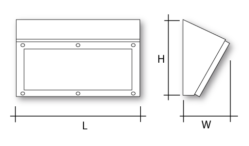 PROLED100 TRW Dimensions