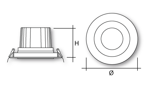 PROLED50 CSA HP Dimensions