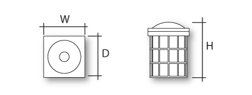 PROLED50 EGS Dimensions