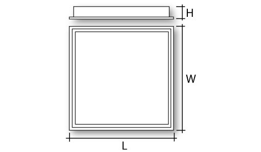 PROLED75 QRR Dimensions