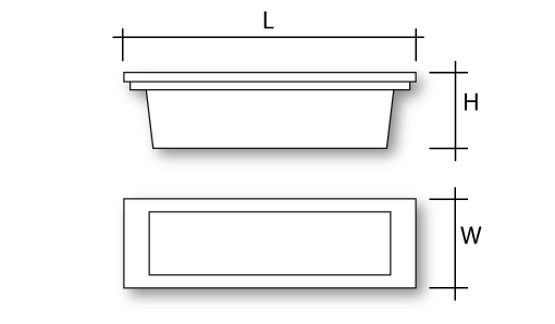 PROLED50 REC Dimensions