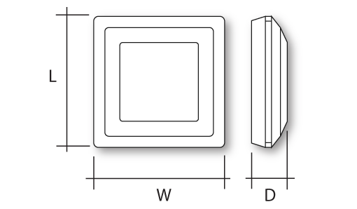 PROLED50 SHP Dimensions