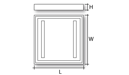 PROLED75 DAR Dimensions