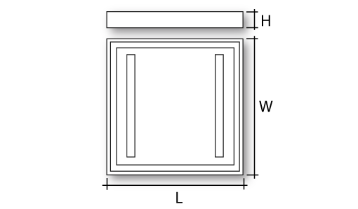 PROLED75 DAS Dimensions