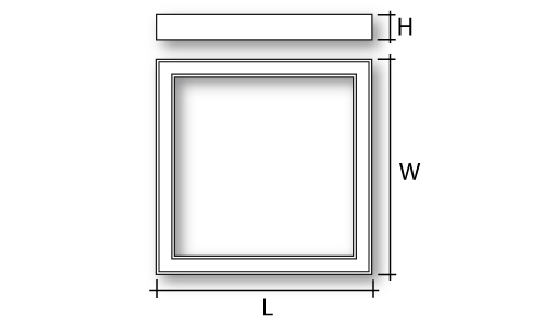 PROLED100 PBQ Dimensions