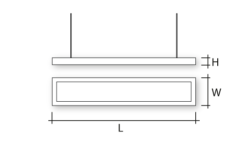 PROLED100 REL LG3 Dimensions