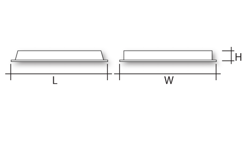 PROLED100 LVR Dimensions